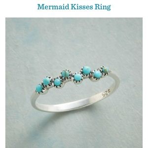 Dainty turquoise ring